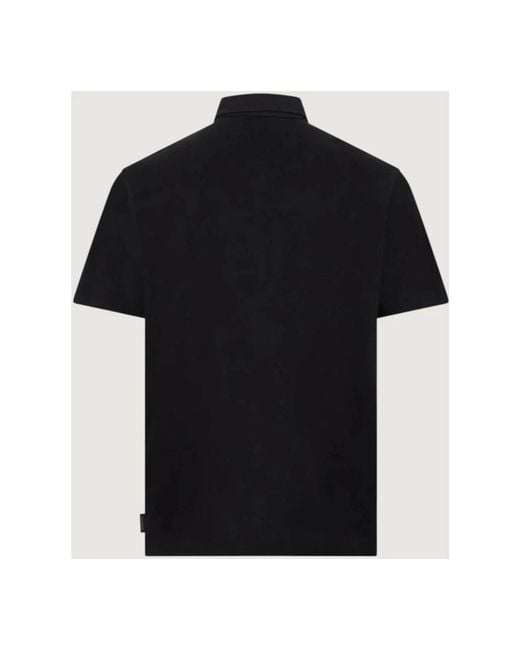 Zanone Black Polo Shirts for men