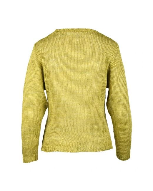 Slowear Linnen Gebreide Top in het Green