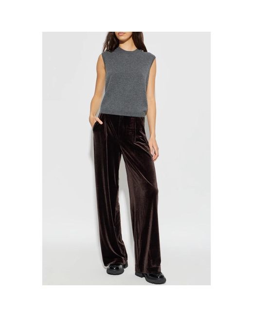 Gestuz Black Wide Trousers