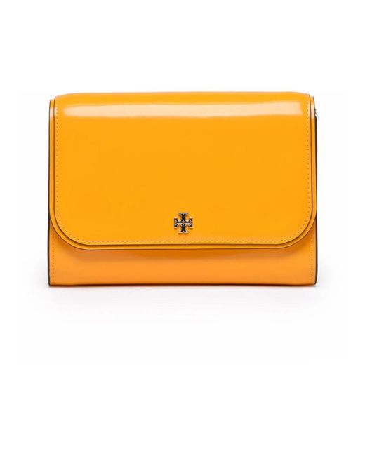 Wallets & Cardholders Tory Burch de color Yellow