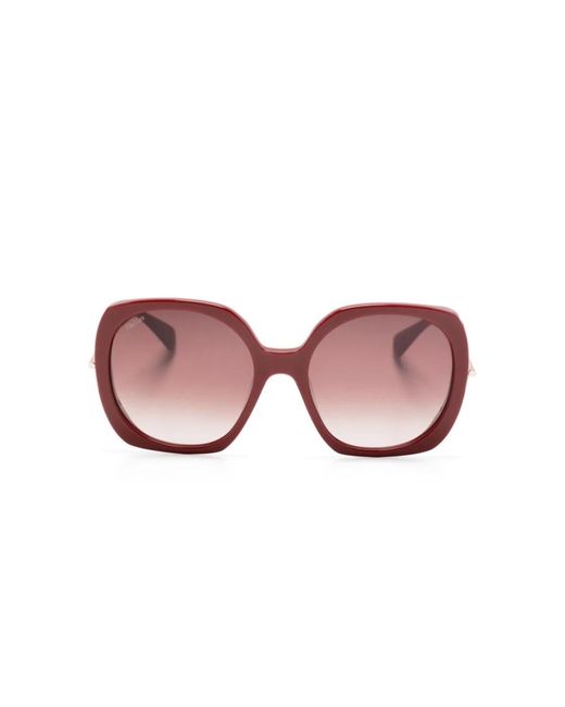 Max Mara Pink Rote sonnenbrille, vielseitig und stilvoll