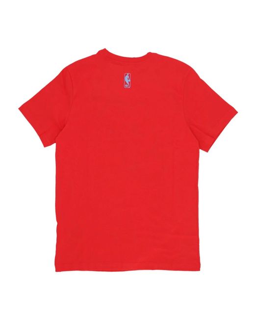 Nike Fitness ,Rood ,Katoen City Edition Logo T-Shirt in het Red voor heren