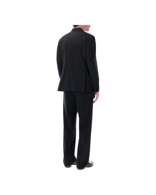 Lardini Black Suit Trousers for men