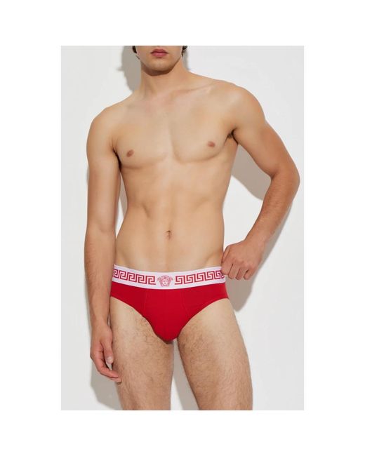 Bottoms Versace de hombre de color Red