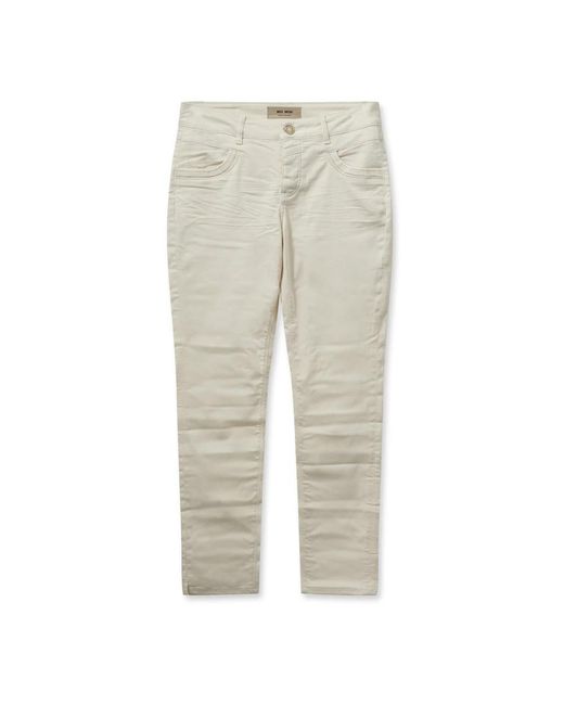 Mos Mosh Natural Cropped Trousers
