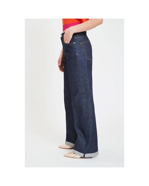 Nine:inthe:morning Blue Wide Jeans