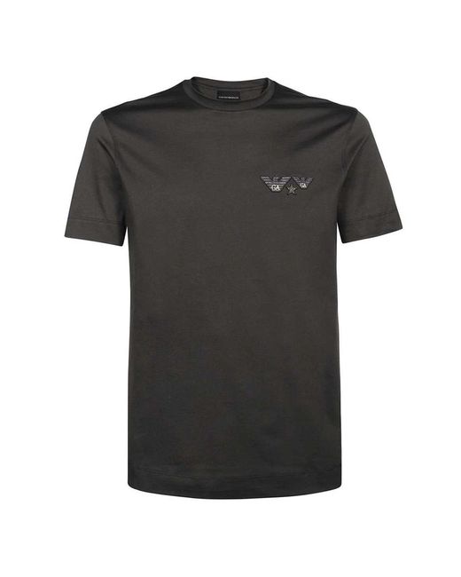 Emporio Armani Black T-Shirts for men
