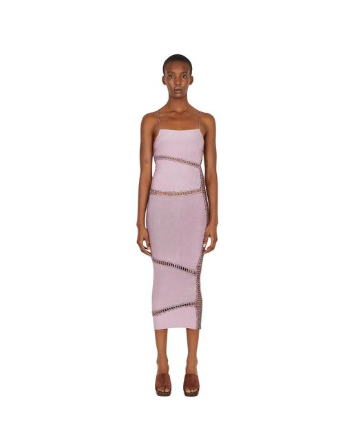 Isa Boulder Red Midi Dresses