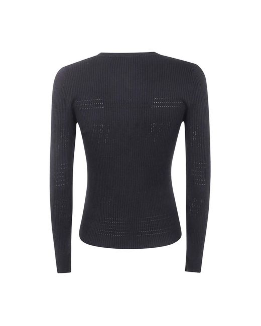 Twinset Blue V-Neck Knitwear