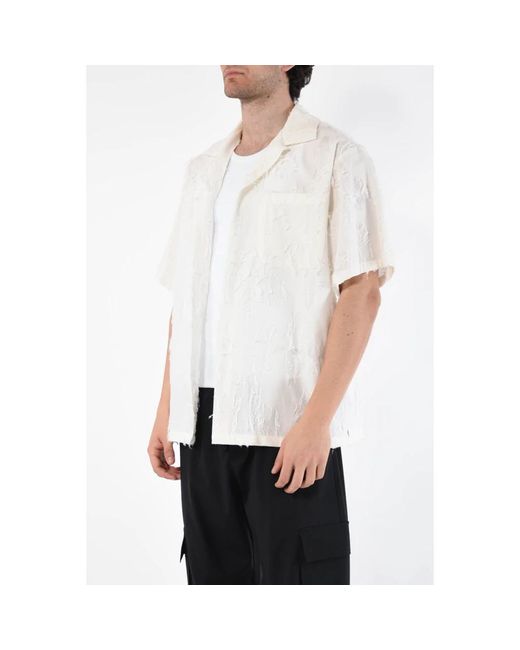 MSGM White Casual Shirts for men