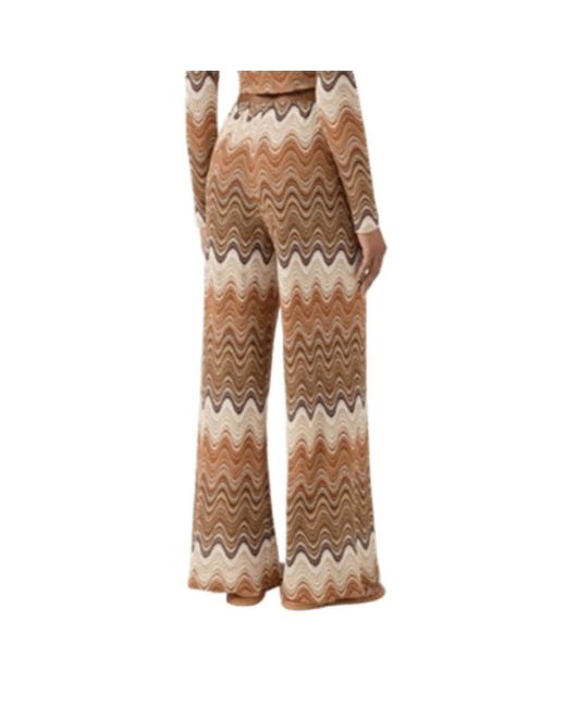 Mc2 Saint Barth Natural Wide Trousers