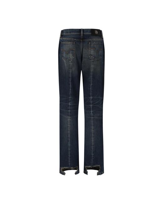 Versace Rechte Jeans in het Blue