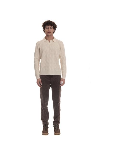 Drumohr Natural V-Neck Knitwear for men