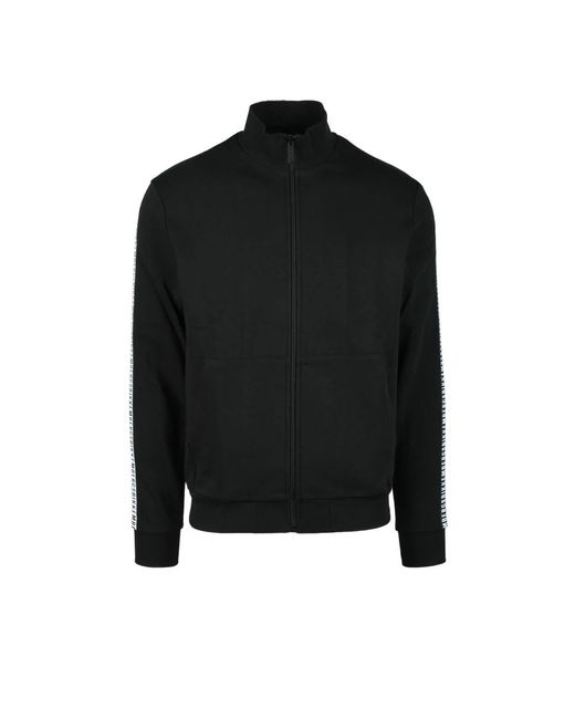 Bikkembergs Hoodies & Sweatvesten ,Zwart ,Katoen Katoen Polyester Sweatshirt Model in het Black voor heren