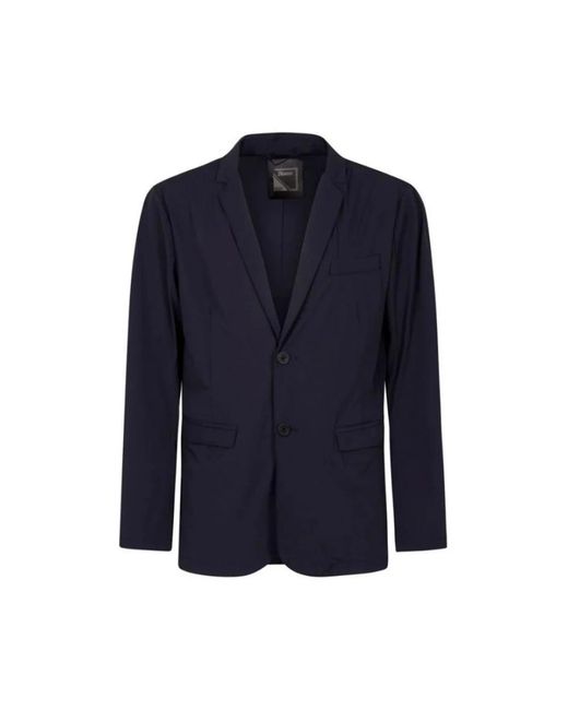 Herno Jassen ,Blauw ,Leer Technical Blazer in het Blue voor heren