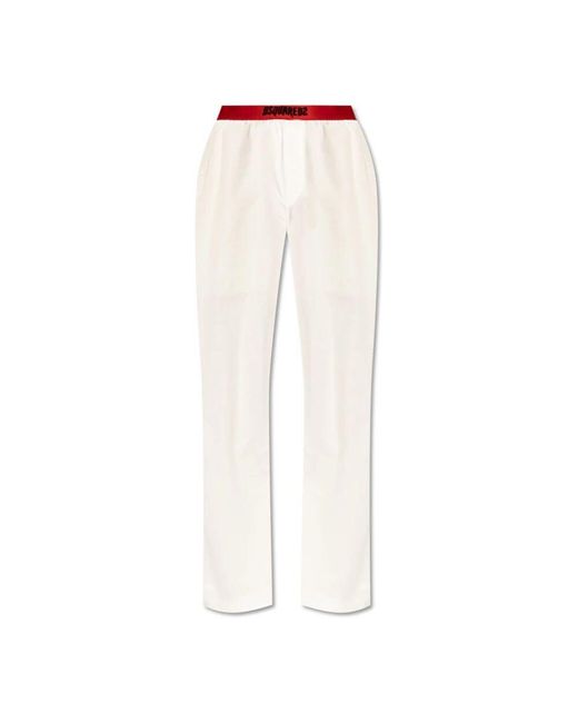 DSquared² Natural Pyjamahose mit logo
