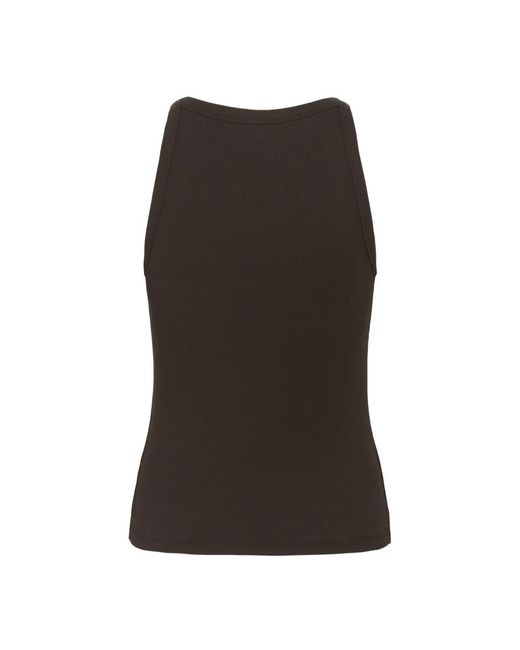 Gestuz Brown Sleeveless Tops