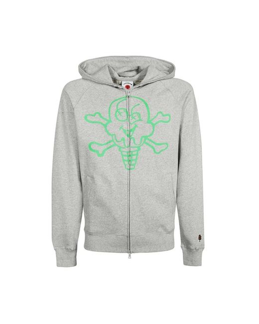 ICECREAM Gray Zip-Throughs for men