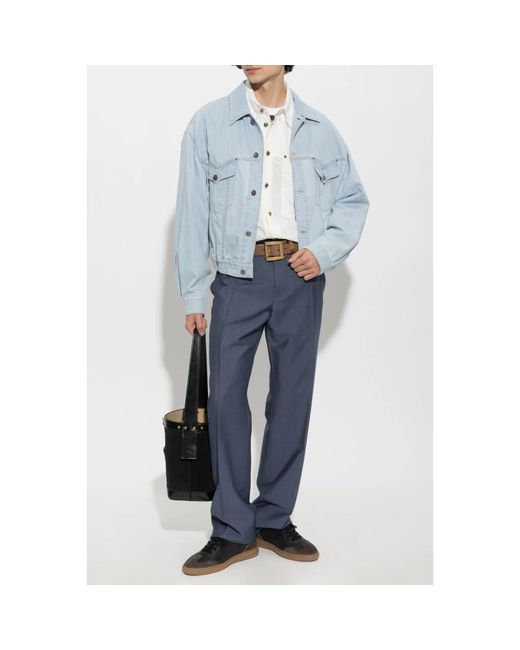 Versace Denimhemd in Blue für Herren