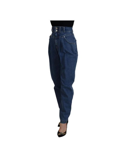 Dolce & Gabbana Blue Loose-Fit Jeans