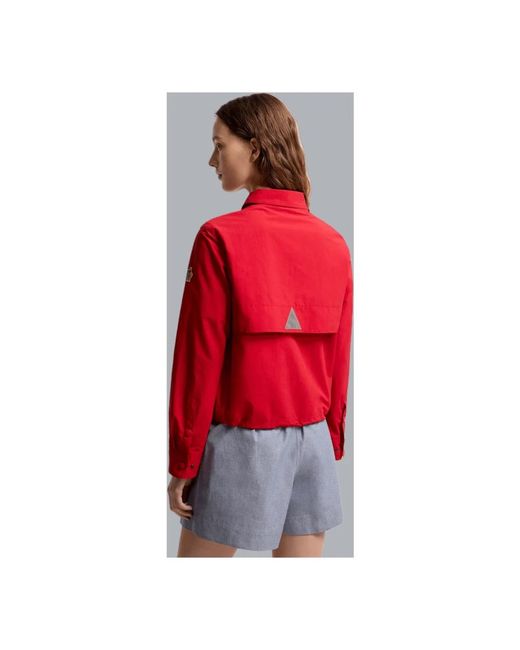 Moncler Red Bomber Jackets