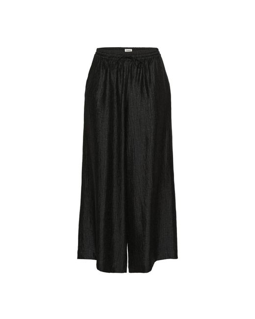 Soaked In Luxury Black Corinne Wide Hosen