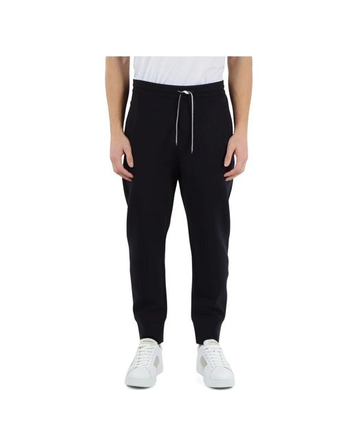 Emporio Armani Black Sweatpants for men