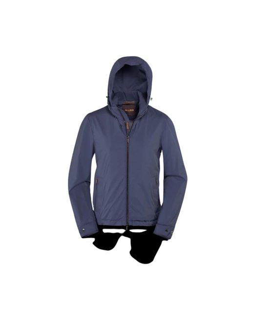 Light Jackets di Moorer in Blue da Uomo