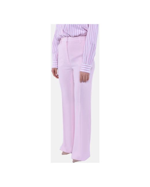 Max Mara 70's Geïnspireerde Wijde Cady Broek in het Purple
