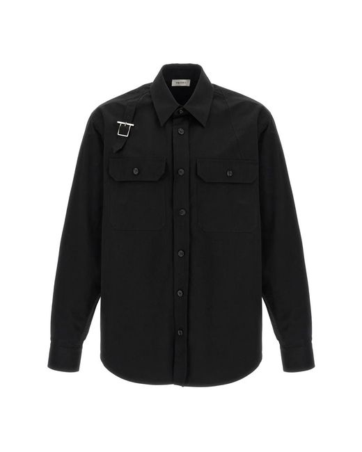 McQueen Black Casual Shirts for men