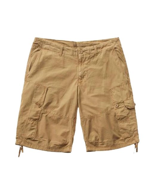 Blauer Cargo shorts in Natural für Herren