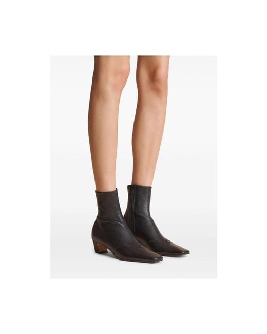 Khaite Black Cowboy Boots