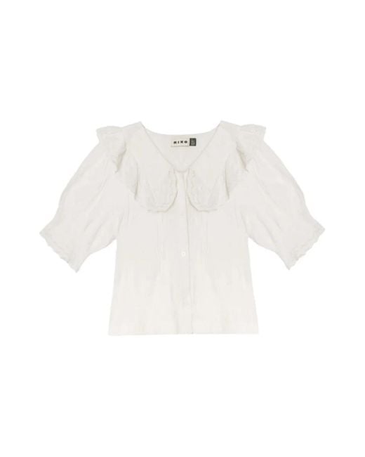 Rixo White Blouses