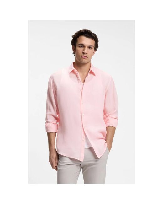 Boss Hemd in het Pink voor heren