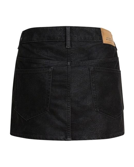 Denim Skirts Isabel Marant de color Black