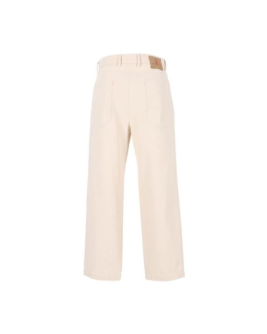 Barena Natural Wide Trousers for men