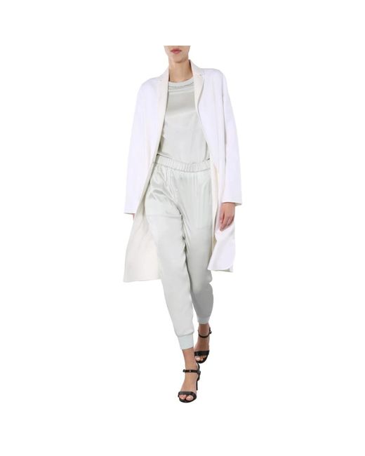 Fabiana Filippi White Single-Breasted Coats