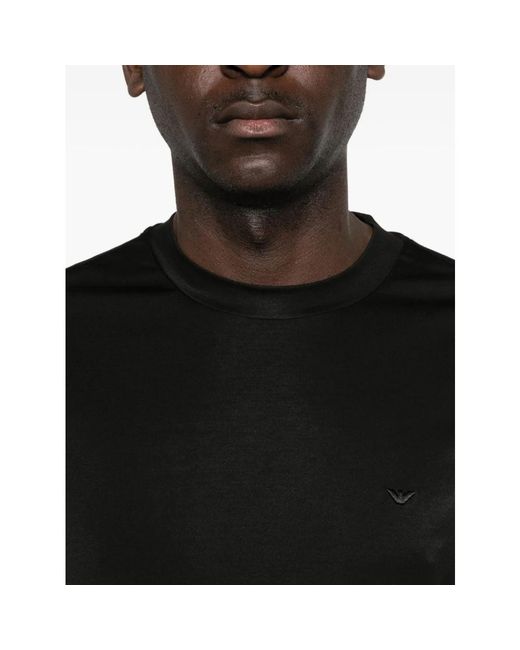 Emporio Armani Black T-Shirts for men
