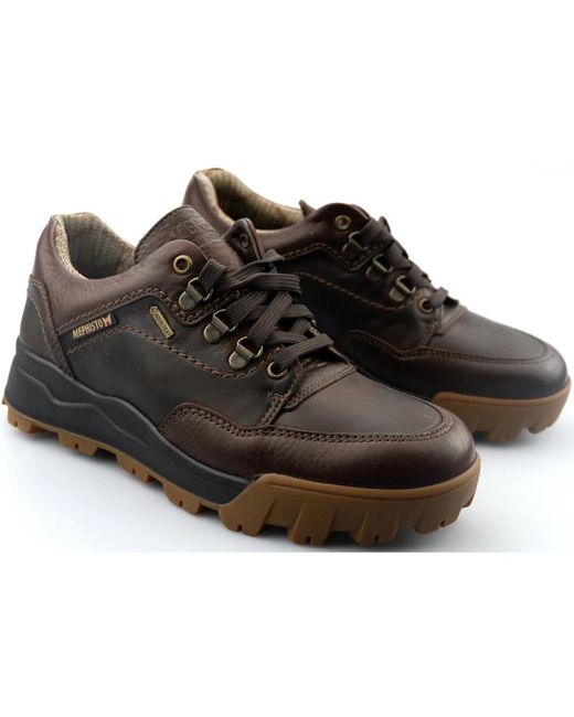 Mephisto Wesley gt leder schnürschuh - chestnut in Brown für Herren