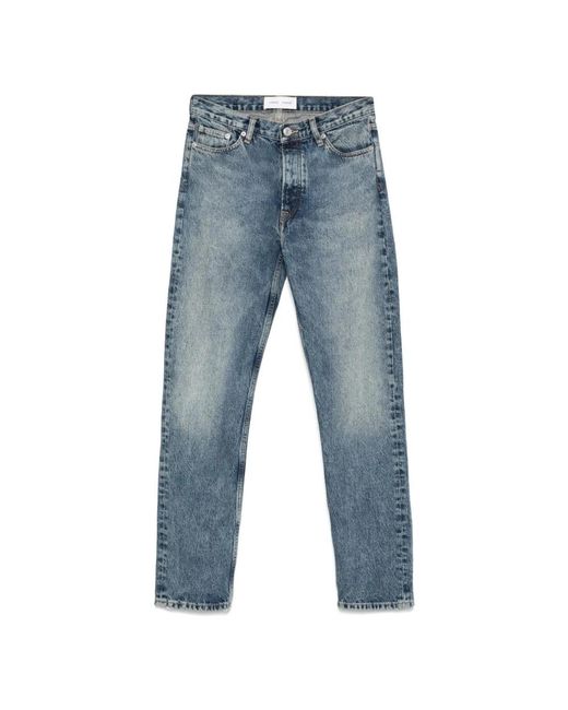 Straight Jeans Samsøe & Samsøe de color Blue