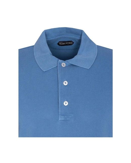 Tom Ford Blue Polo Shirts for men
