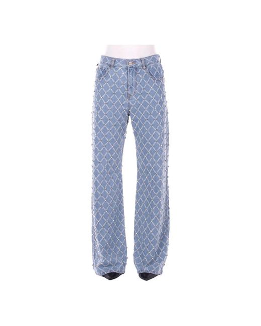Pinko Blue Wide Jeans