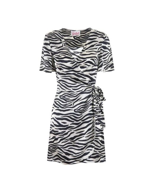 Wrap Dresses Mc2 Saint Barth de color Black
