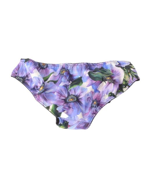 Dolce & Gabbana Purple Bikinis