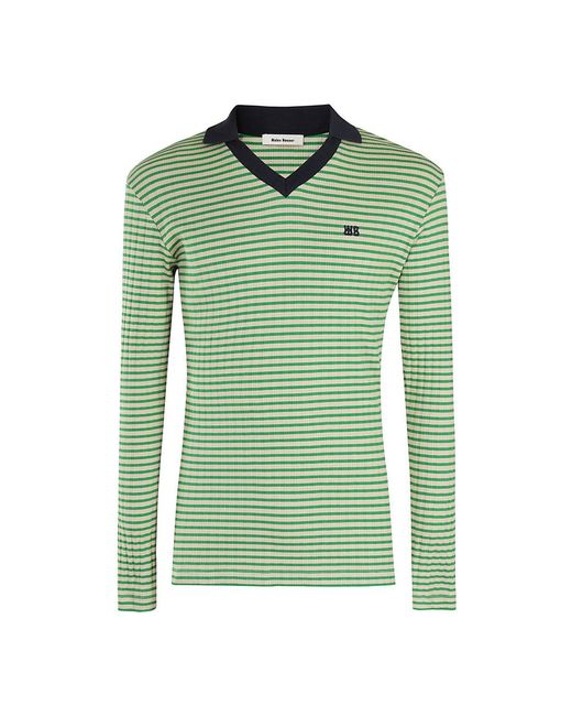 Tops > polo shirts Wales Bonner pour homme en coloris Green