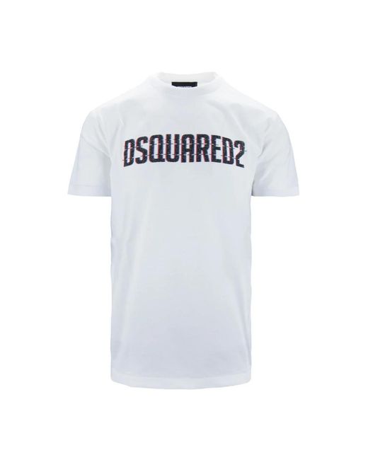 DSquared² Stylisches T-Shirt in White für Herren