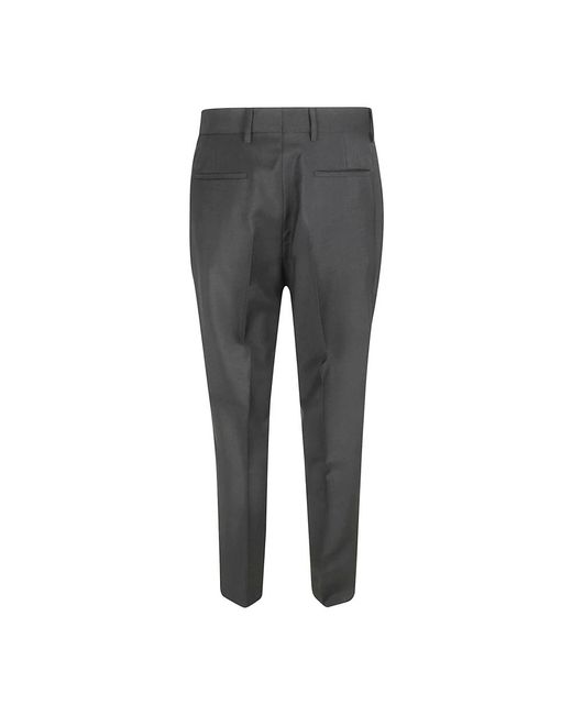 Prada Gray Slim-Fit Trousers for men