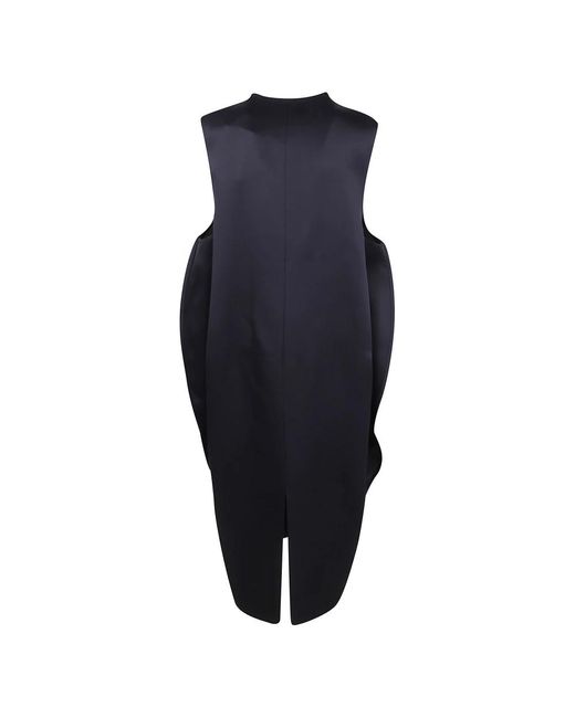 Khaite Kleedjes ,Zwart ,Katoen Elegante Witte Jurk in het Blue