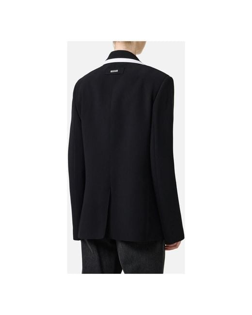 Iceberg Regular Fit Single-Breasted Jacket in het Black