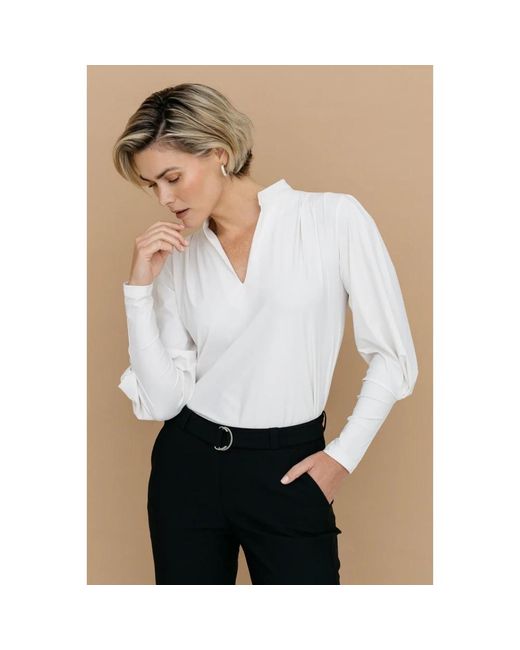 Maicazz White Zeitlose Off- Bluse